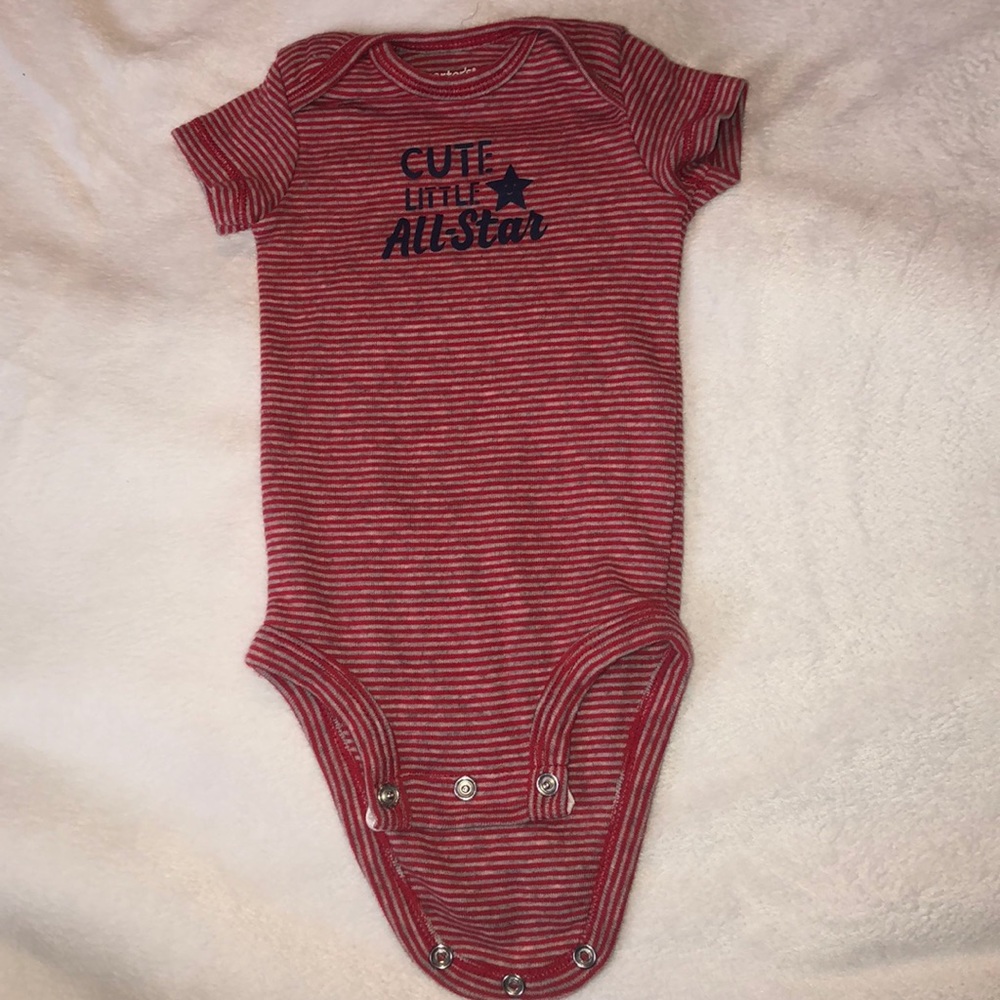 Carters 3 month old onesie.